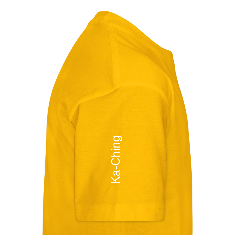 Ka-Ching T-Shirt Ching Green Logo - sun yellow