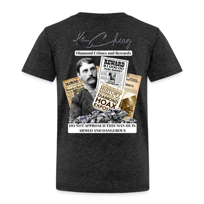 Diamond Range Diamond Hoax Tee limited edition - charcoal grey