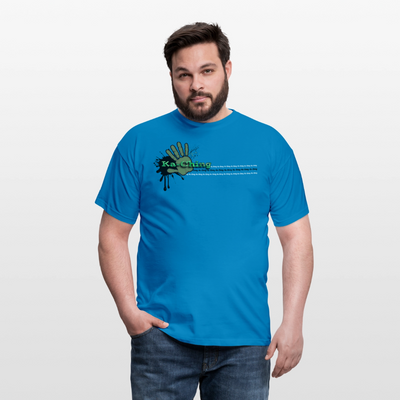Unisex T-Shirt Ching Green Logo CHGR-T-01c - royal blue