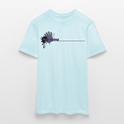 Unisex T-Shirt Ching Purple Logo CHPU-T-06c - sky