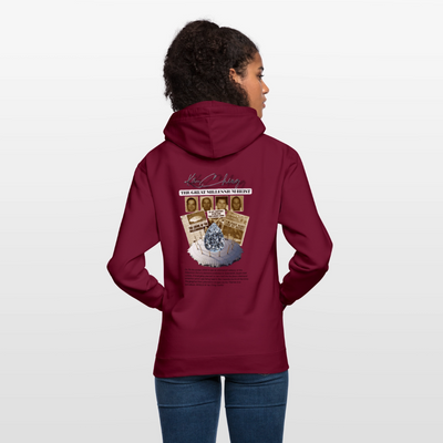 Diamond Range Unisex Hoodie limited editions design 2 - bordeaux