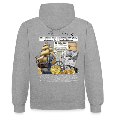 Golden silver Range The Merchant Royal Hoodie limited edition - heather grey/navy