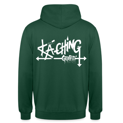 Minimal Range Unisex Hoodie limited editions design 1 - bottle green
