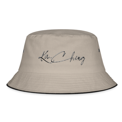 Limited Edition Diamond  Bucket hat. - khaki/black