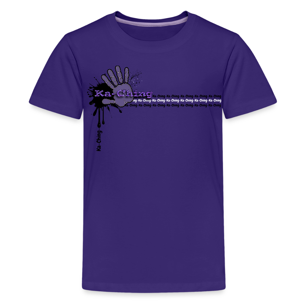 Unisex T-Shirt Ching Purple Logo - purple