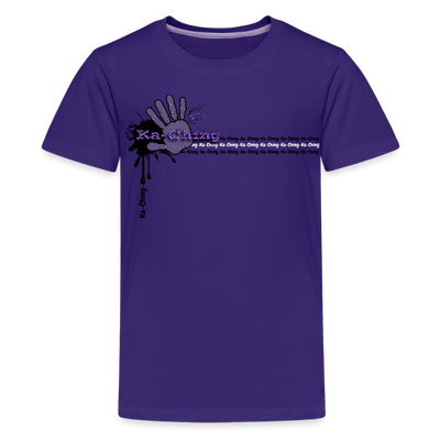 Unisex T-Shirt Ching Purple Logo - purple
