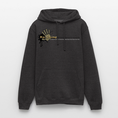 Unisex Hoodie Ching Gold logo - charcoal grey