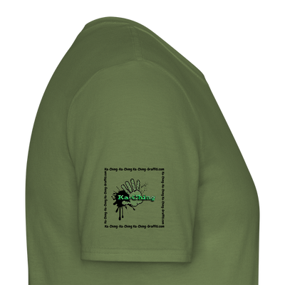Unisex T-Shirt Ching Green Logo CHGR-T-01c - military green