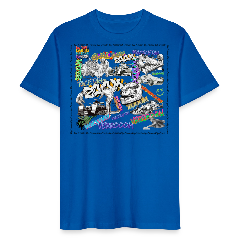 Ka-Ching Motorsports Graffiti T-Shirt - peacock-blue