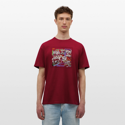 Unisex T-Shirt F1 Graffiti - brick red