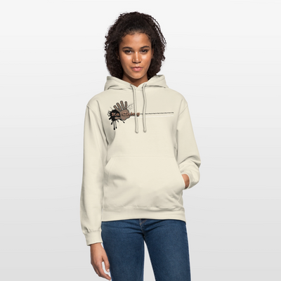 Ka-Ching Unisex Hoodie Ching Bronze logo - vanilla