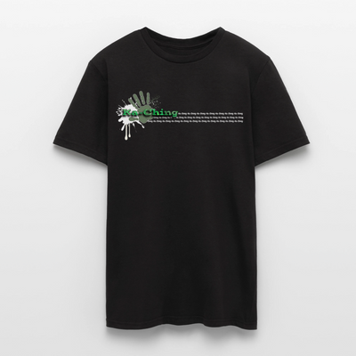Unisex T-Shirt Ching Green Logo WH/Dark CHGR-T-01d - black