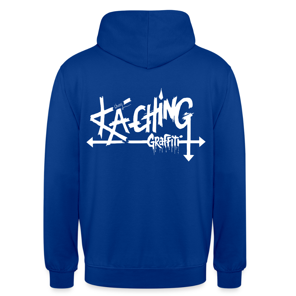 Minimal Range Unisex Hoodie limited Ka-Ching ⁶design - bright royal