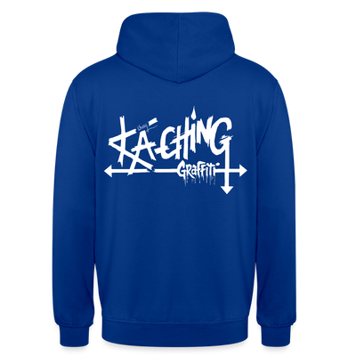 Minimal Range Unisex Hoodie limited Ka-Ching ⁶design - bright royal