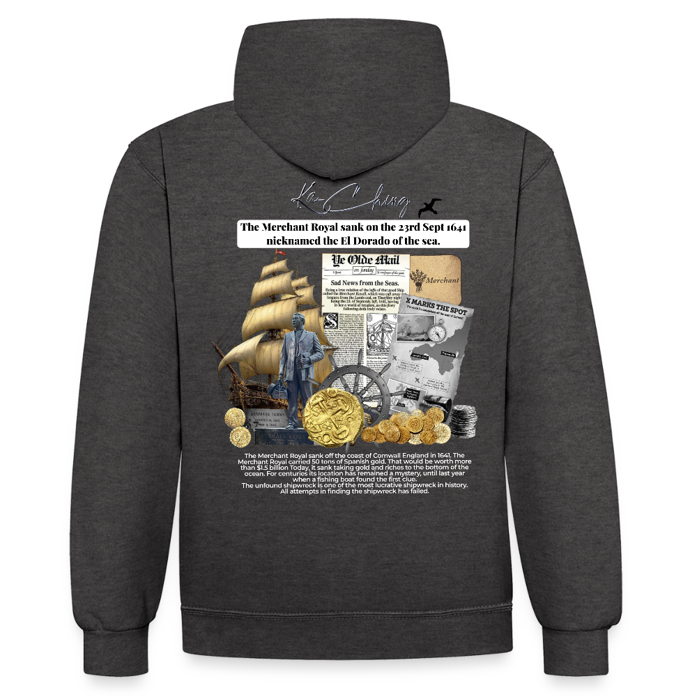 Golden silver Range The Merchant Royal Hoodie limited edition - charcoal/black