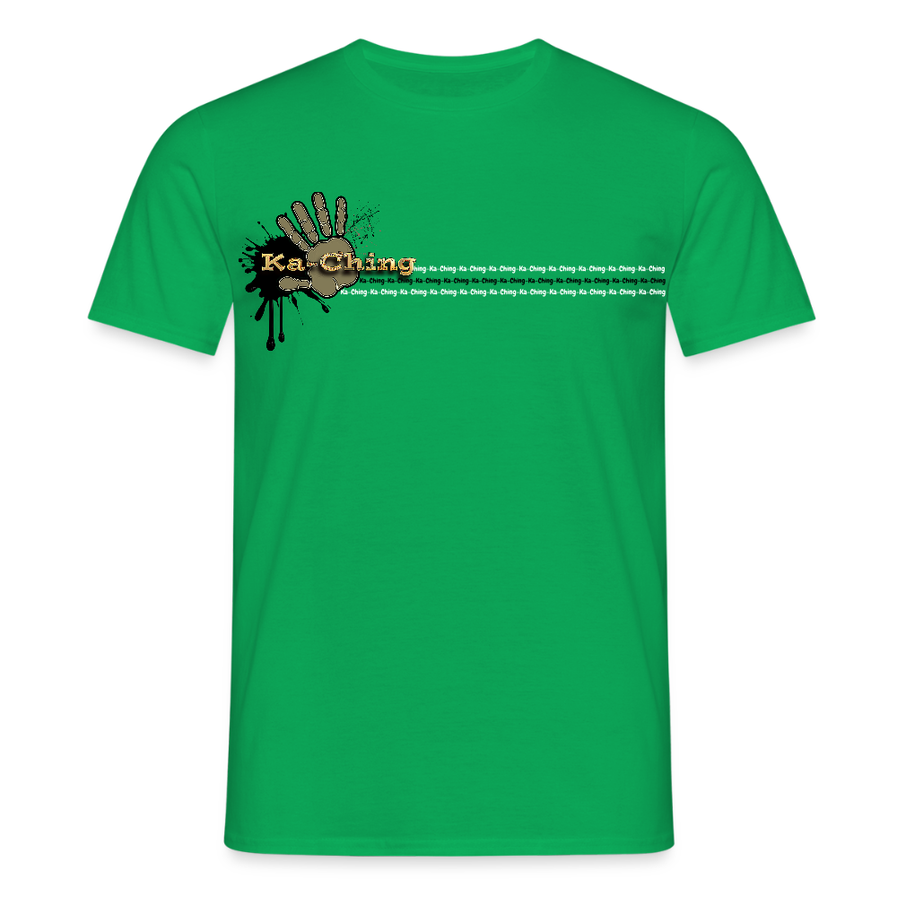 Unisex T-Shirt Ching Gold Logo CHGD-T-02c - kelly green