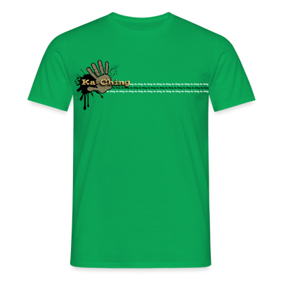 Unisex T-Shirt Ching Gold Logo CHGD-T-02c - kelly green