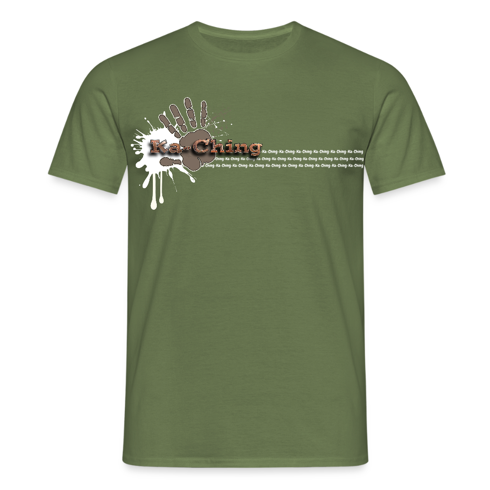Unisex T-Shirt Ching Bronze Logo WH/Dark CHBR-T-04d - military green