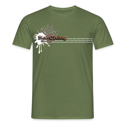Unisex T-Shirt Ching Bronze Logo WH/Dark CHBR-T-04d - military green