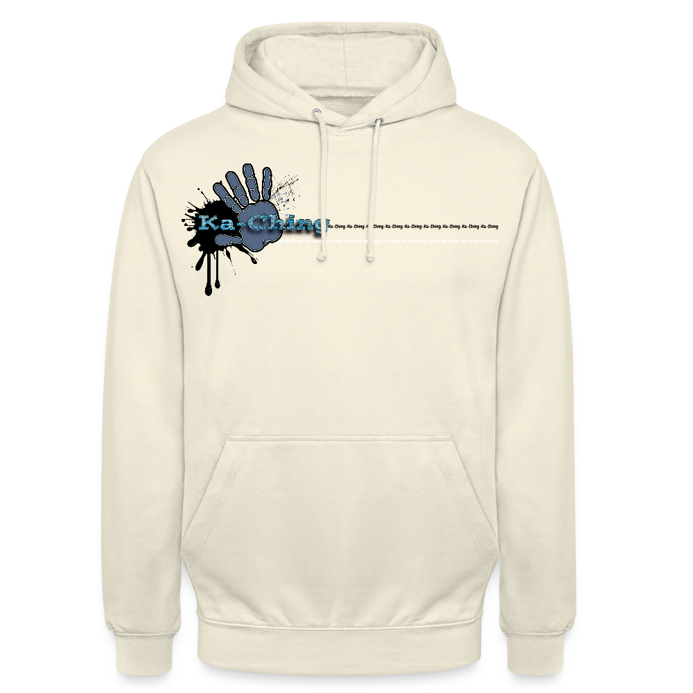 Unisex Hoodie Ching Blue logo - vanilla