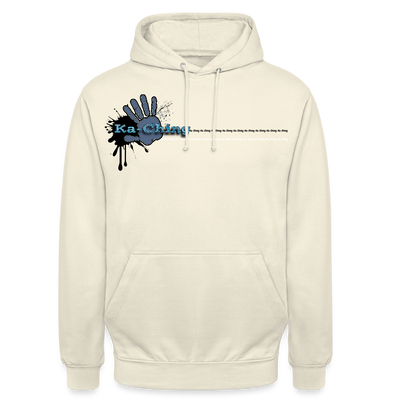 Unisex Hoodie Ching Blue logo - vanilla