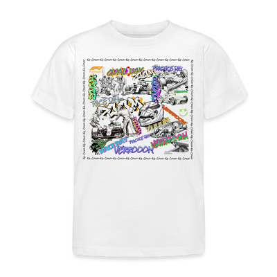 Kids Graffiti F1 T-Shirt - white