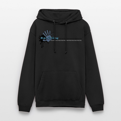 Unisex Hoodie Ching Blue logo - black