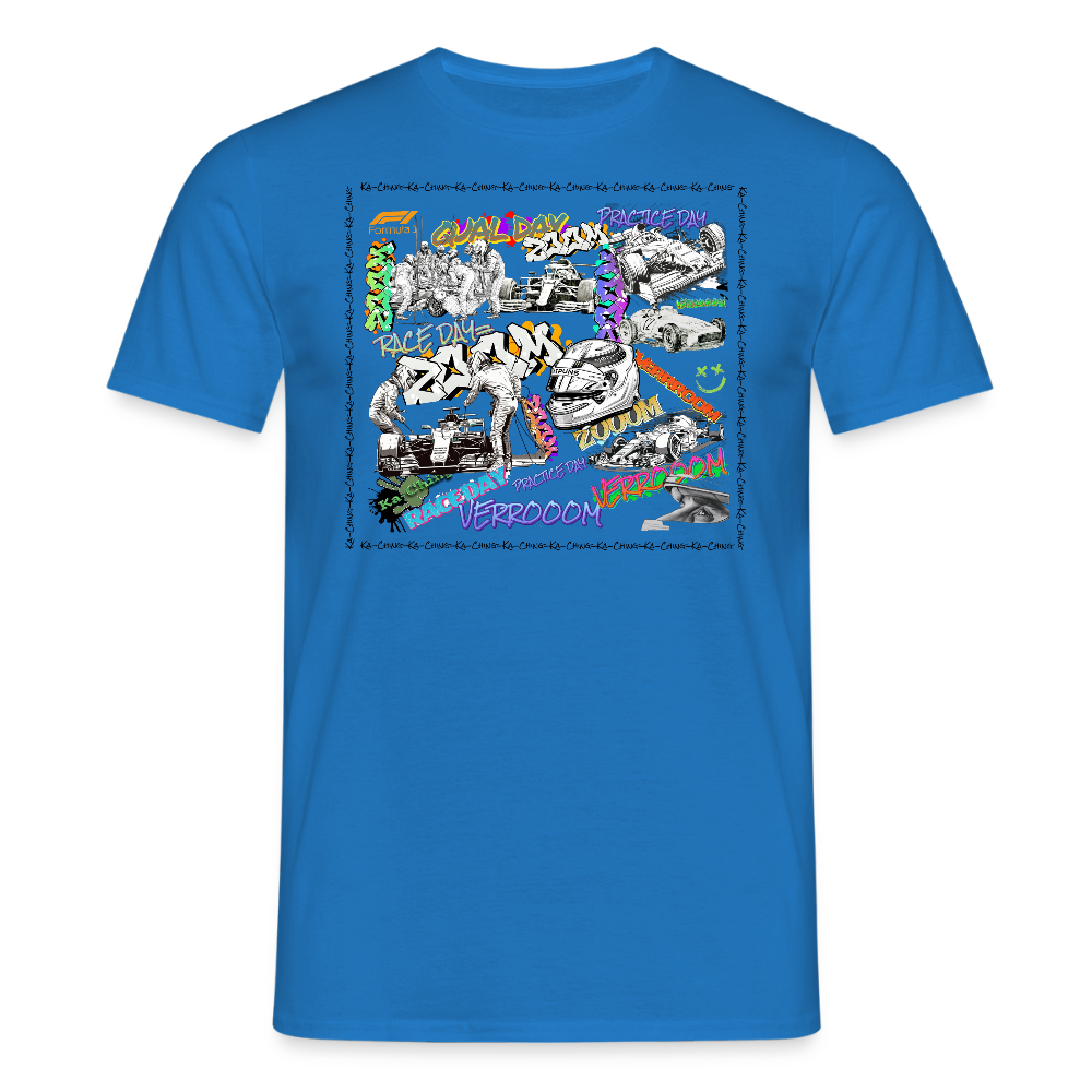 Unisex T-Shirt F1 Graffiti - royal blue