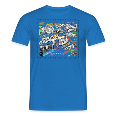 Unisex T-Shirt F1 Graffiti - royal blue