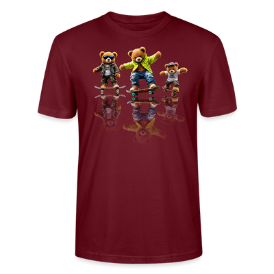 skateboarding Teds Tee - burgundy