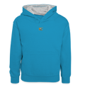 Diamond Range Millenium Heist 2000 Hoodie limited edition - peacock blue/heather grey