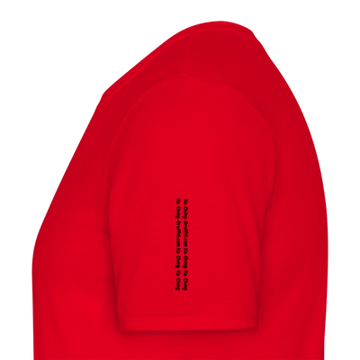 Ka-Ching T-Shirt Ching Gold Logo CHGD-T-02w - red