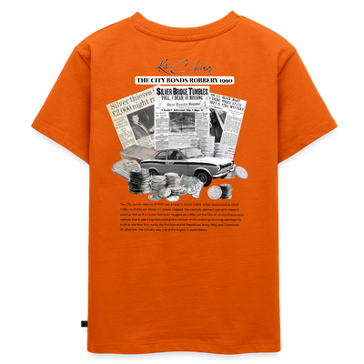 Silver Range City Bonds Robɓery 1990 Tee limited edition - orange 