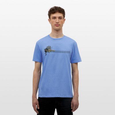Ka-Ching T-Shirt Ching Gold Logo CHGD-T-02w - carolina blue