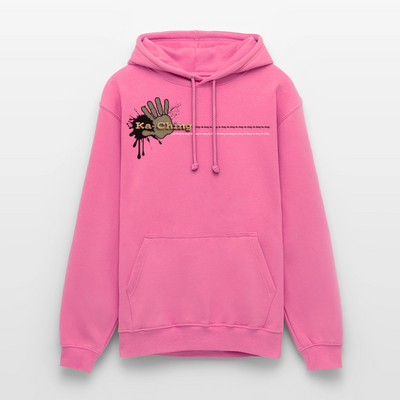 Unisex Hoodie Ching Gold logo - pink