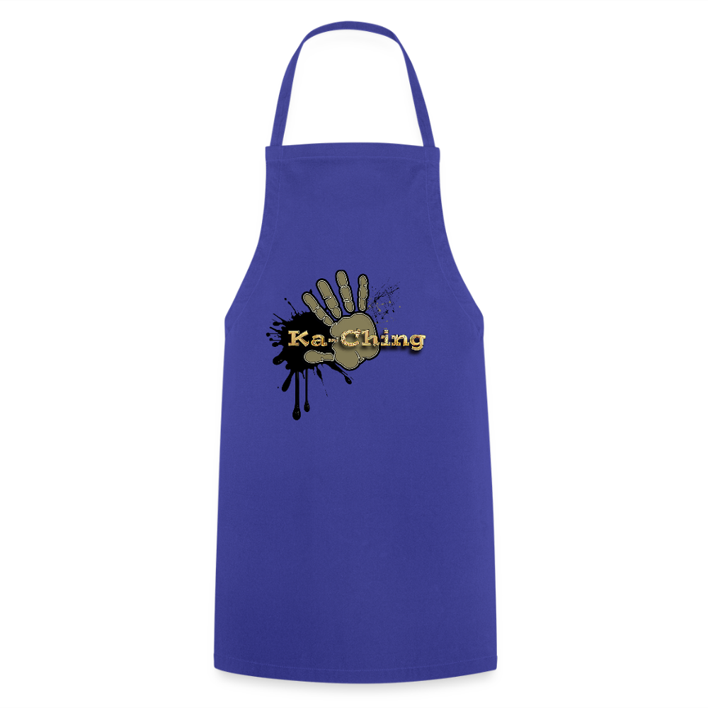 Cooking Apron gold - royal blue