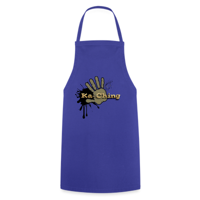 Cooking Apron gold - royal blue