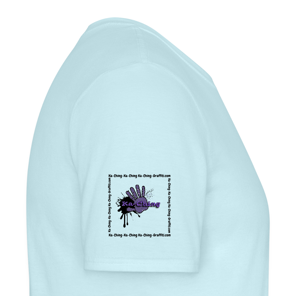 Unisex T-Shirt Ching Purple Logo CHPU-T-06c - sky