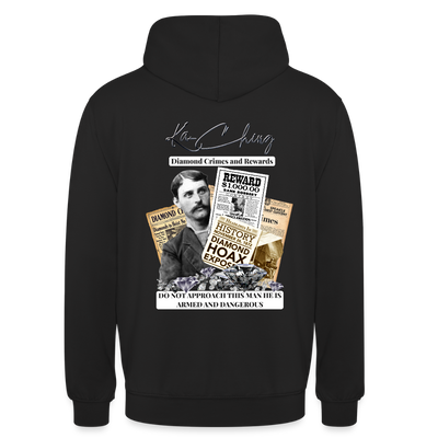 diamond range limited edition Hoodie  design 3 - black