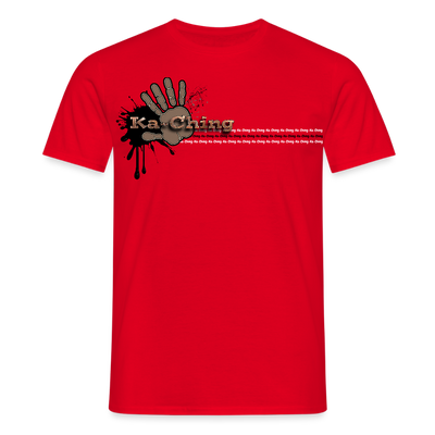 Unisex T-Shirt Ching Bronze Logo CHBZ-T-04c - red