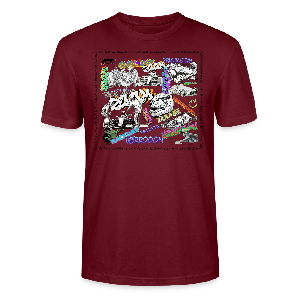 Unisex T-Shirt Graffiti F1 - burgundy