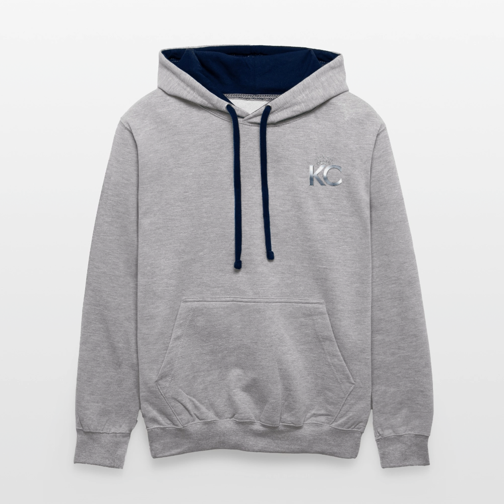Silver Range Barclays bank Robɓery 1970 Hoodie limited edition - heather grey/navy