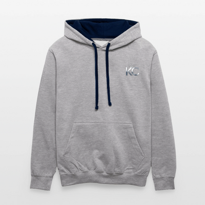 Silver Range Barclays bank Robɓery 1970 Hoodie limited edition - heather grey/navy