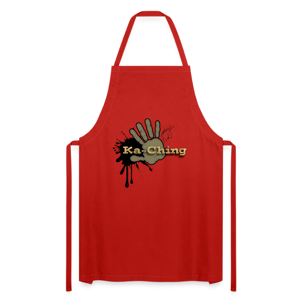 Cooking Apron gold - red