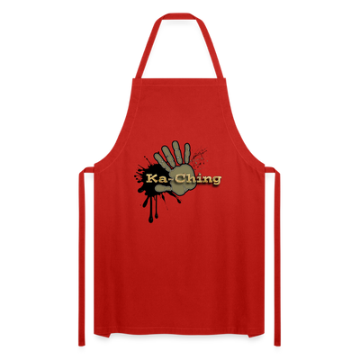 Cooking Apron gold - red