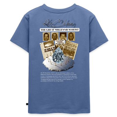Diamond Range Millenium Heist 2000 Tee limited edition - stone blue