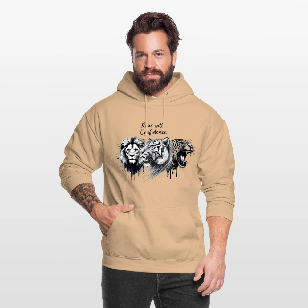 Ka-Ching Raw with confidence Unisex Hoodie - peach