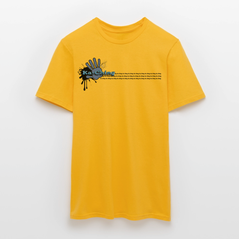 Unisex T-Shirt Ching Blue Logo CHBL-T-05w - yellow