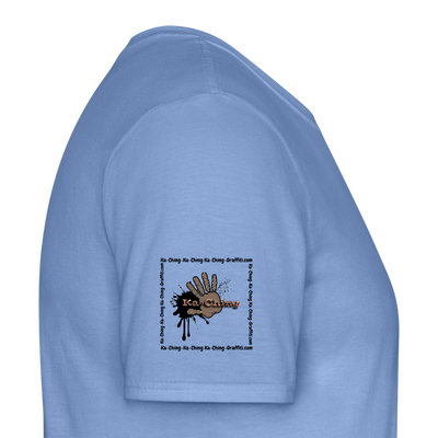 Unisex T-Shirt Ching Bronze Logo CHBZ-T-04c - carolina blue