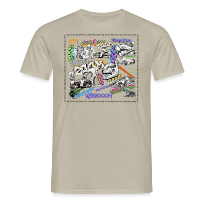 Unisex T-Shirt F1 Graffiti - sand beige